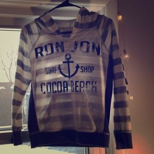 Kids, Ron Jon surf shop thin hoodie